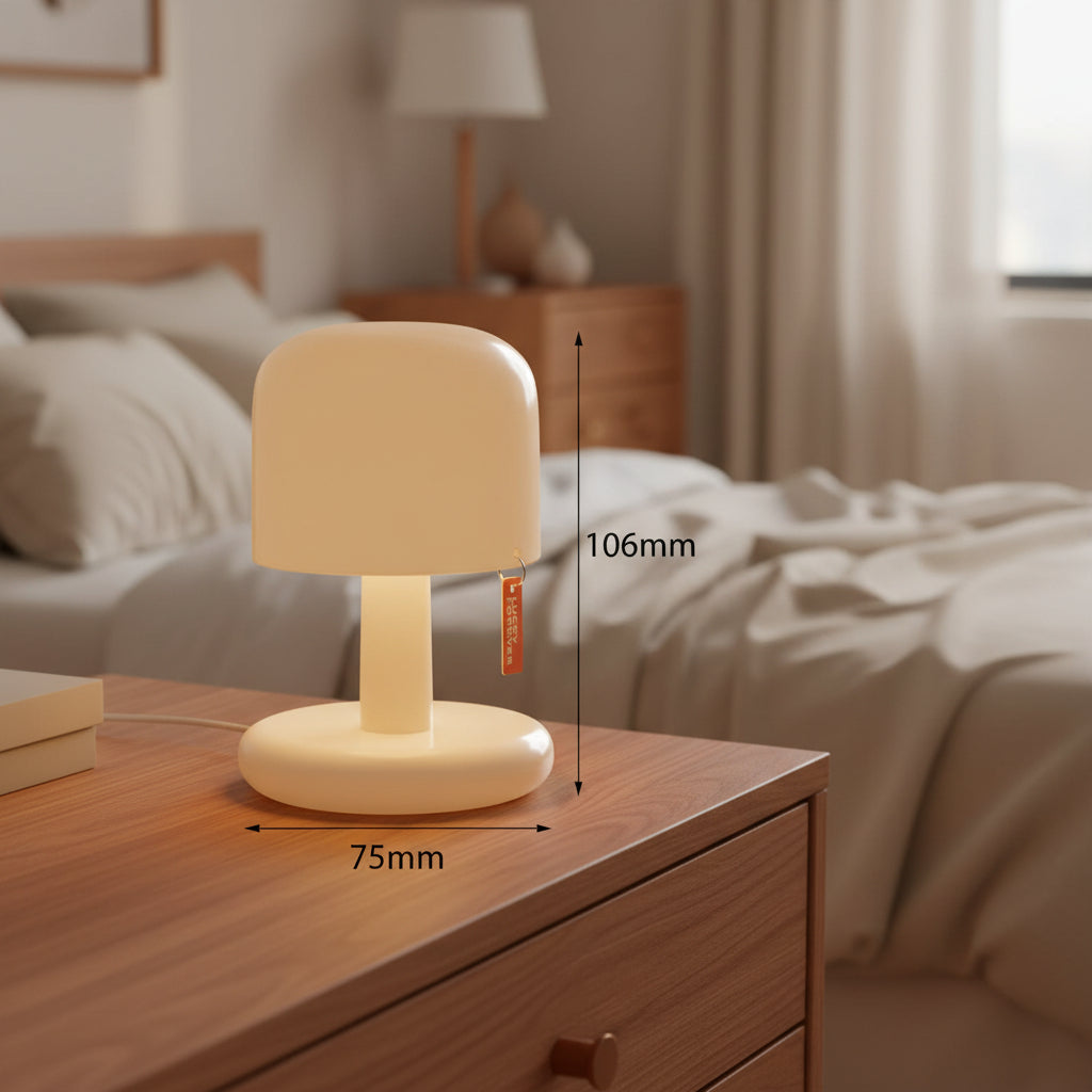 Luminária Sunset Cogumelo USB – Portátil e Recarregável