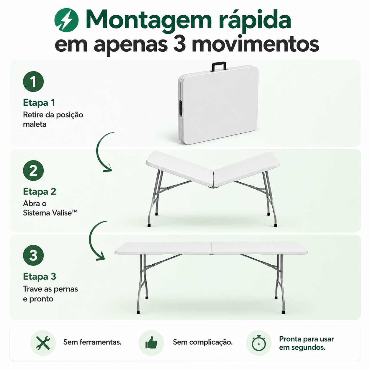 Mesa Dobrável Pro — A mesa que faltava no seu lar