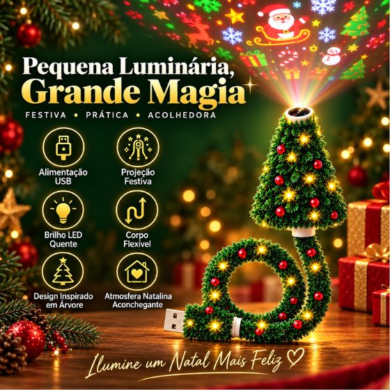 Luminaria Teto USB Natal Lançamento 2026