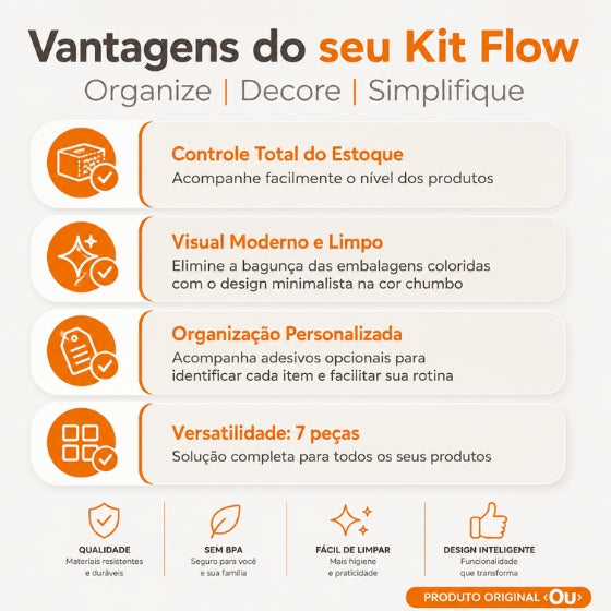 Kit Organiza Flow Pro™