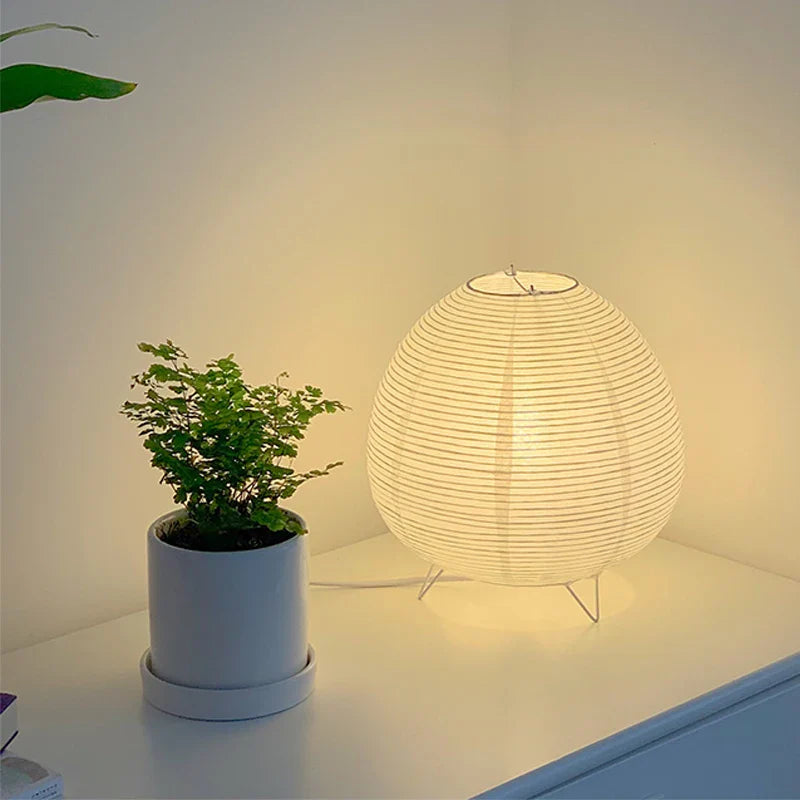 Luminária de Mesa Japonesa Bamboo