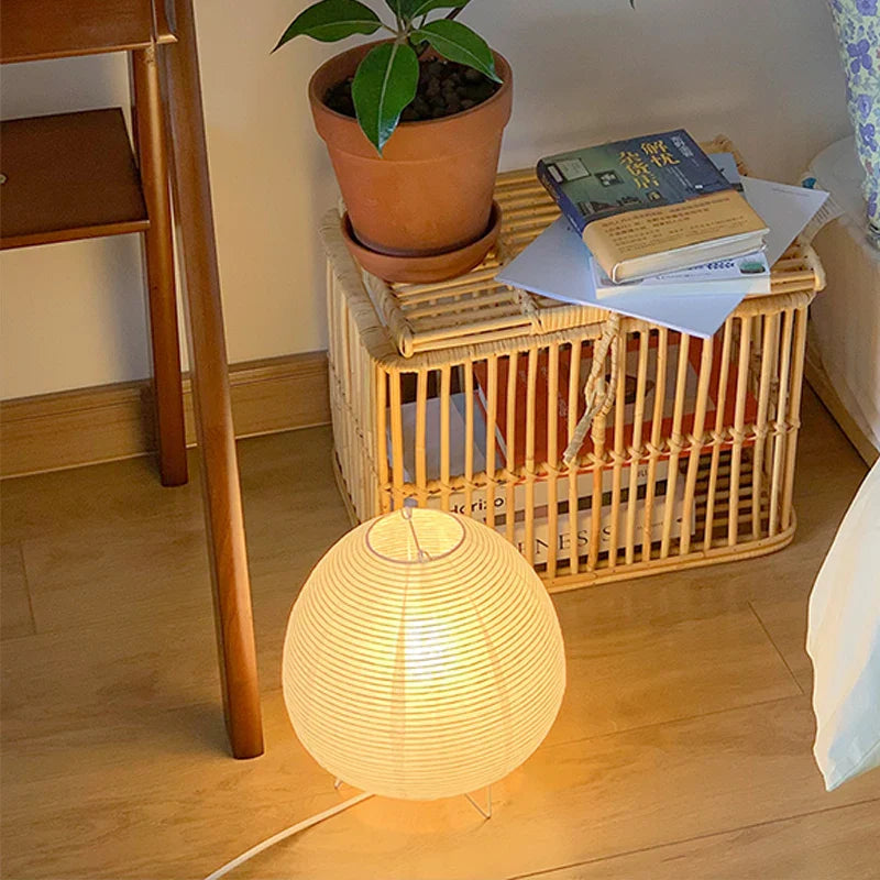 Luminária de Mesa Japonesa Bamboo