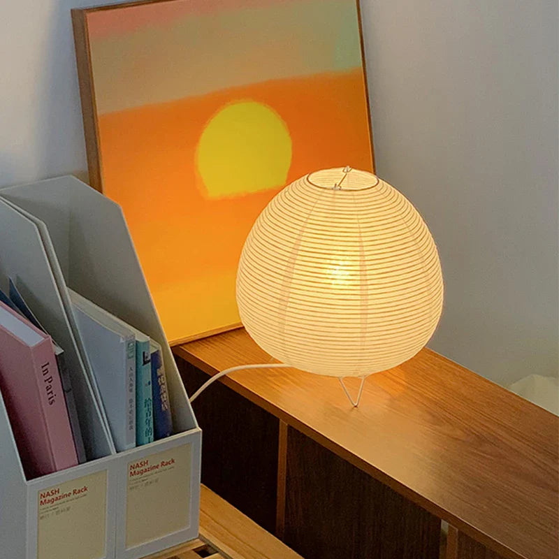 Luminária de Mesa Japonesa Bamboo