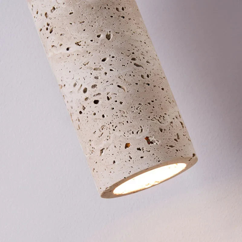 Luminária Pendente Estilo Japonês em Pedra