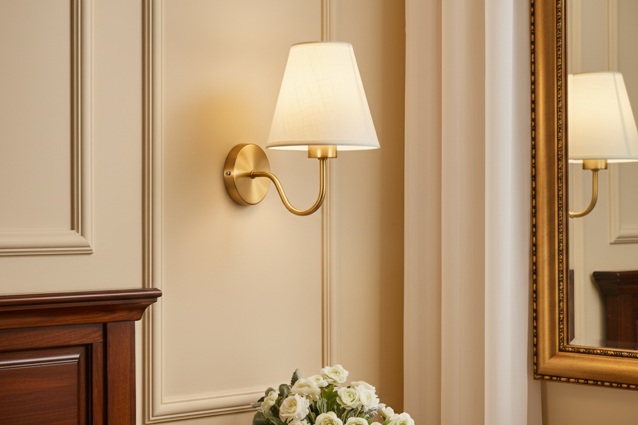 Arandela de Parede CIND com LED – Iluminação Elegante para Sala e Quarto