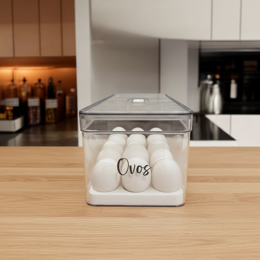Porta Ovos Para Geladeira – Acrílico Empilhável