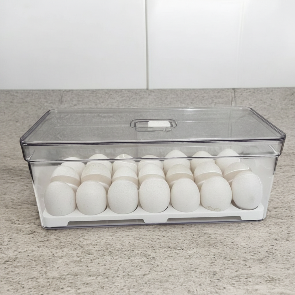 Porta Ovos Para Geladeira – Acrílico Empilhável