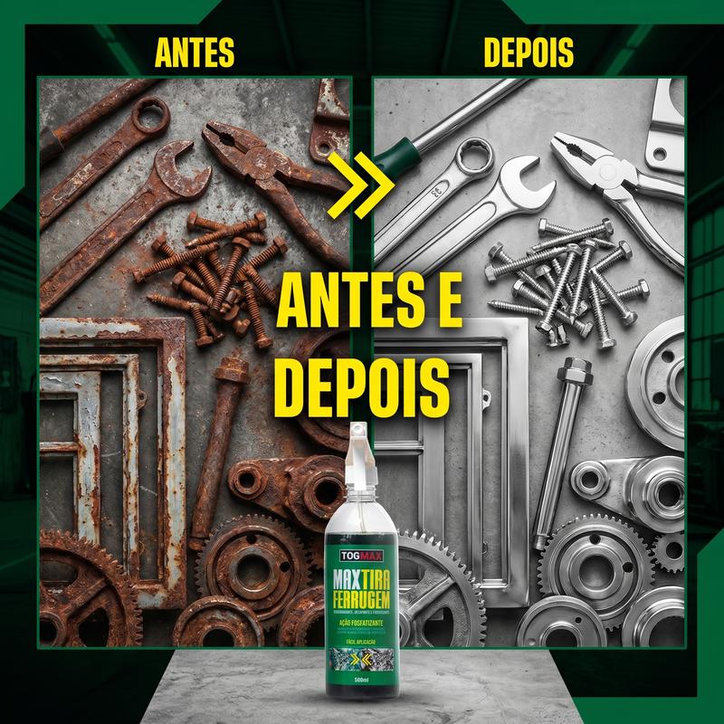 Tira Ferrugem Togmax Removedor de Ferrugem de Ferro Metais Fosfatizante Remove Oxidação