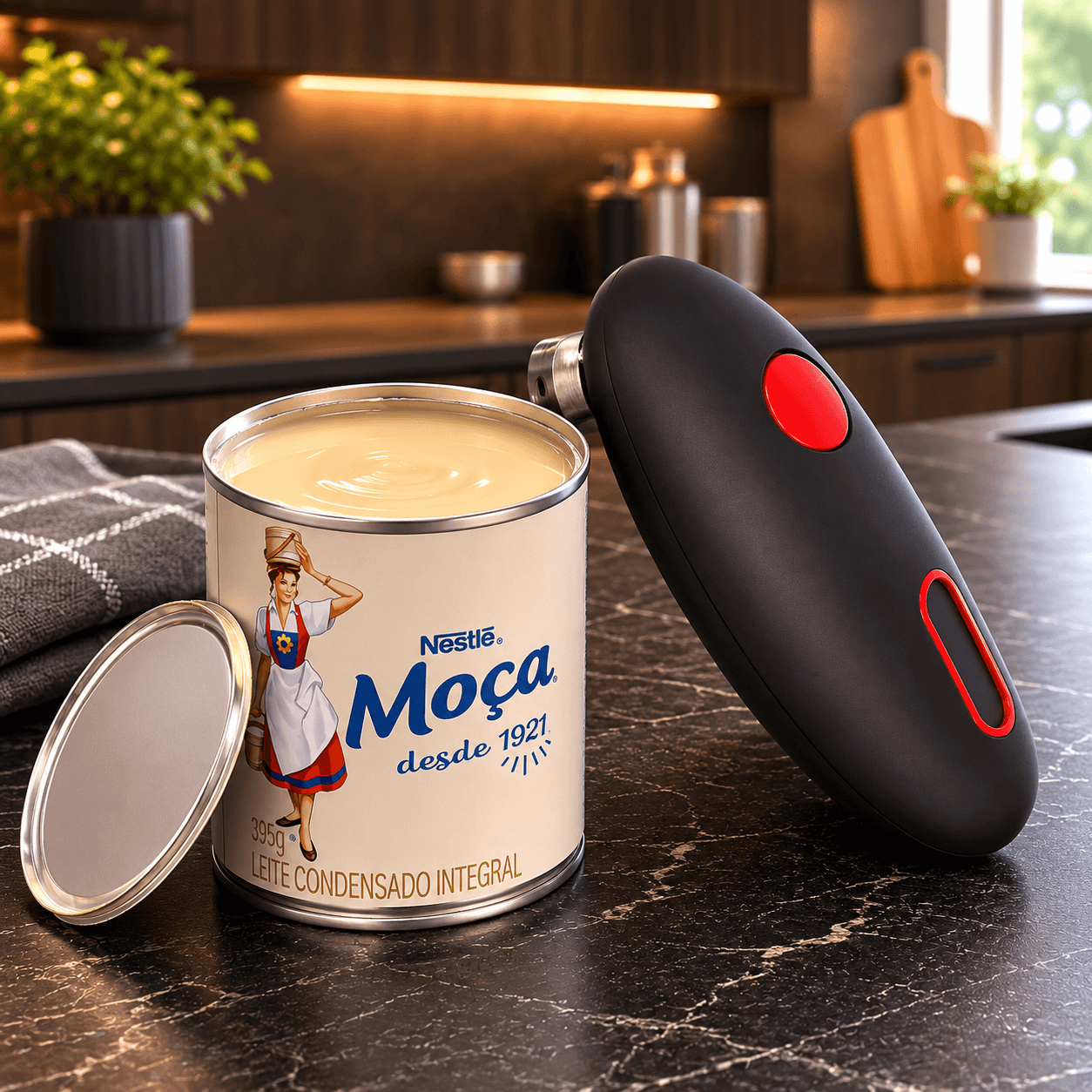AbrePro™ Abridor de Latas Automático