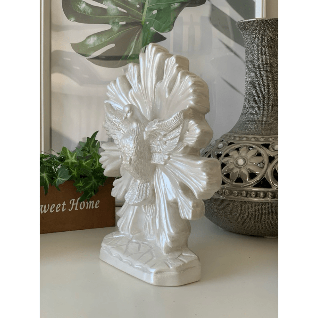 Escultura Espírito Santo de Mesa em Gesso