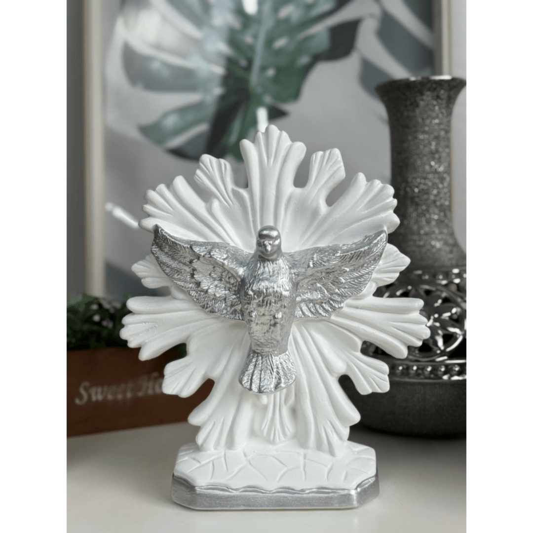 Escultura Espírito Santo de Mesa em Gesso