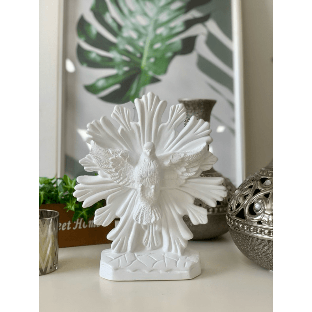 Escultura Espírito Santo de Mesa em Gesso