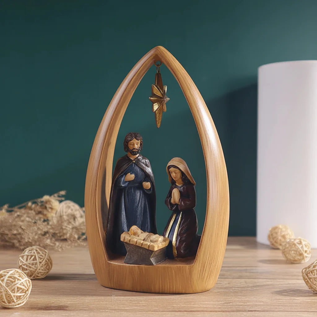 Escultura Sagrada Família em Resina – Arte Sacra
