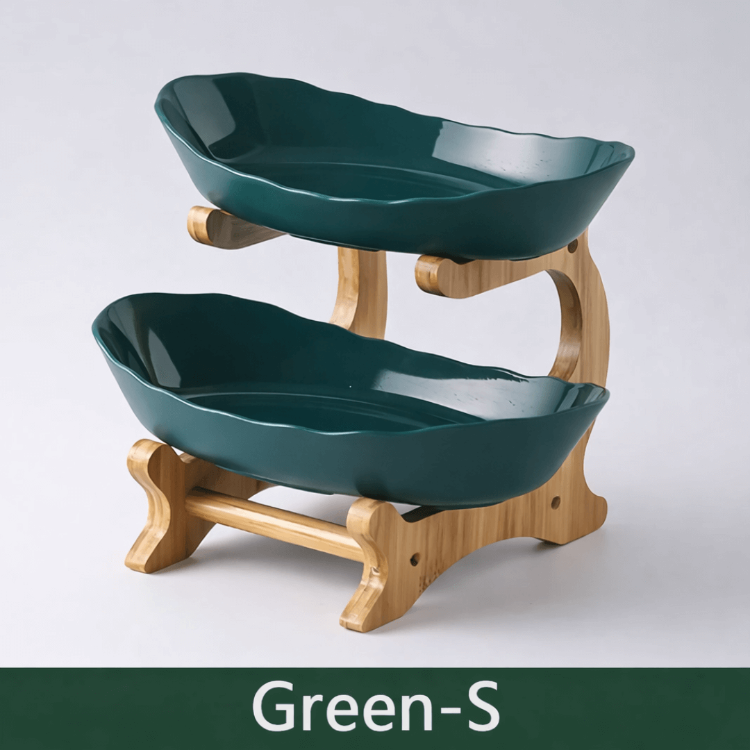 Fruteira Criativa Moderna – Organizador de 3 Andares para Frutas, Doces e Lanches