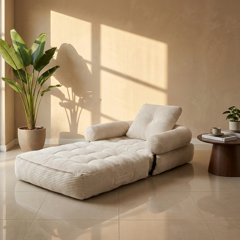 Poltrona-Cama Primeiro dia House Nuvem em Cotelê