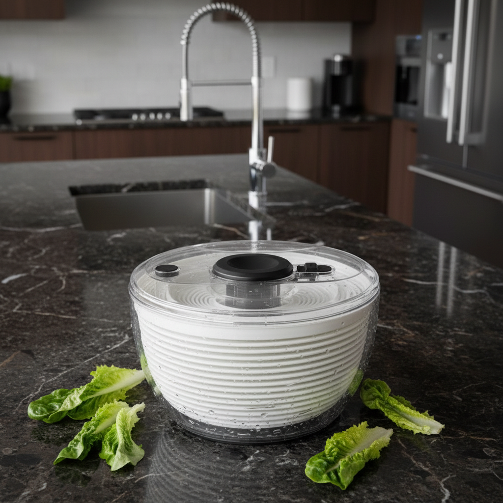 Lava e Seca Salada 6L Premium – Centrífuga ViaHome