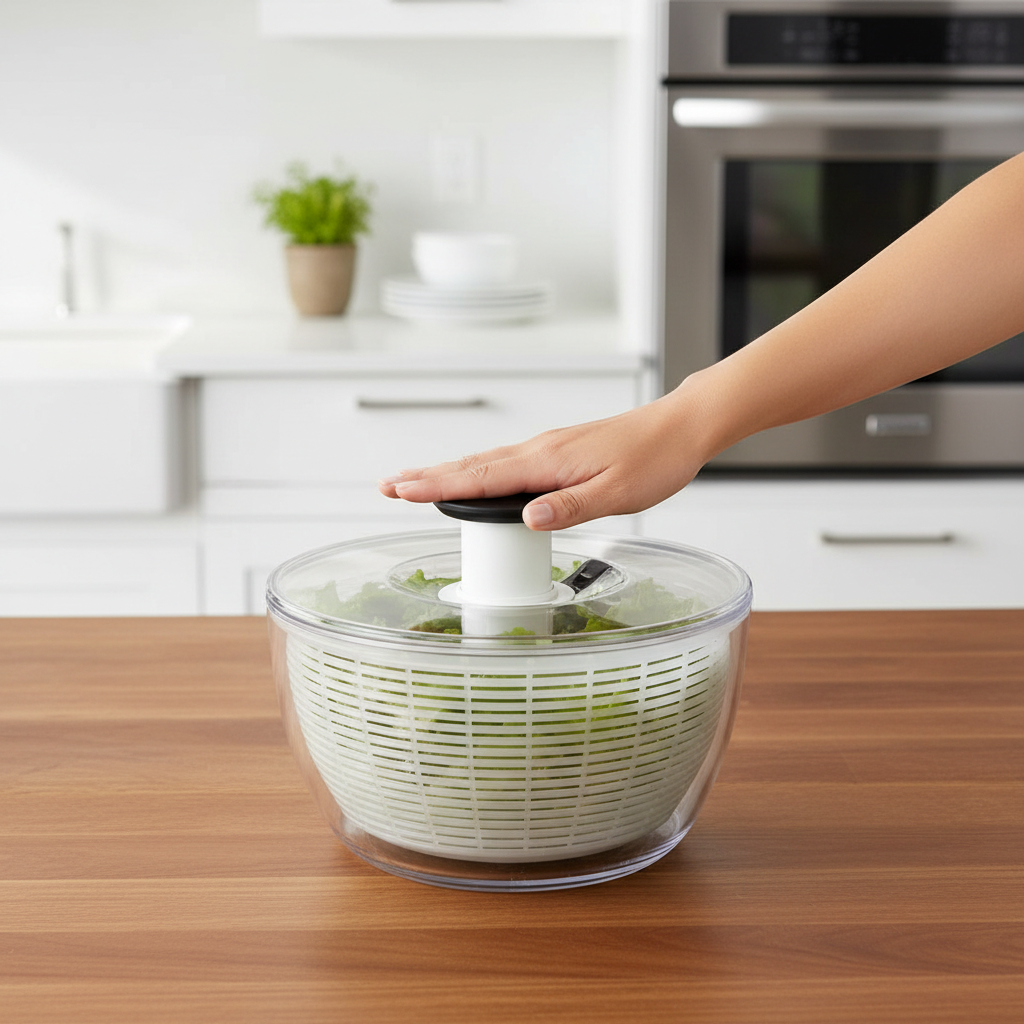 Lava e Seca Salada 6L Premium – Centrífuga ViaHome