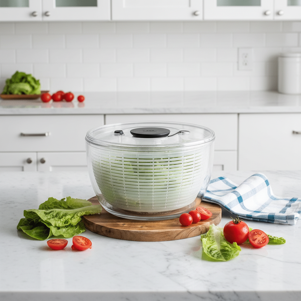 Lava e Seca Salada 6L Premium – Centrífuga ViaHome