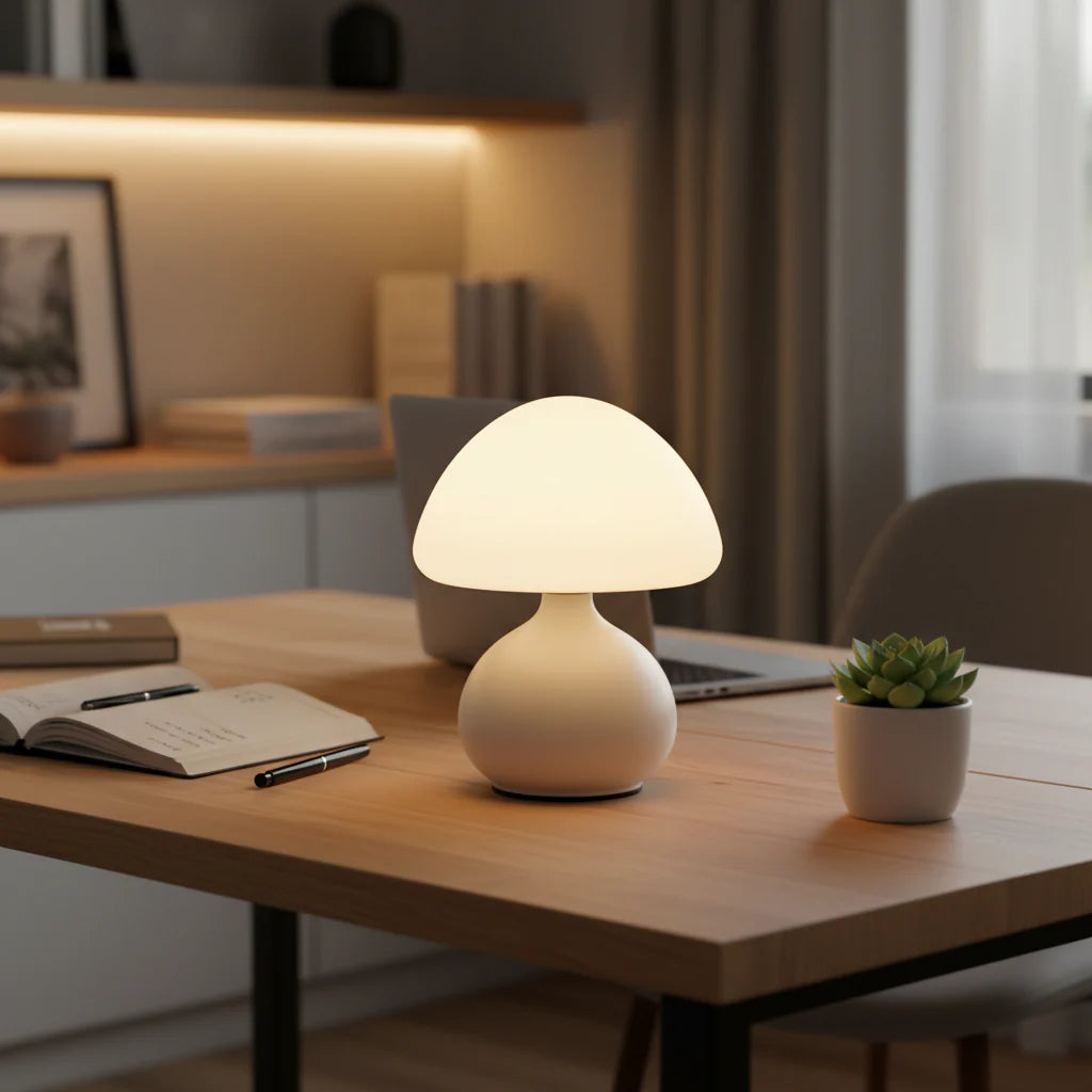 Luminária de Mesa Moderna em Ferro