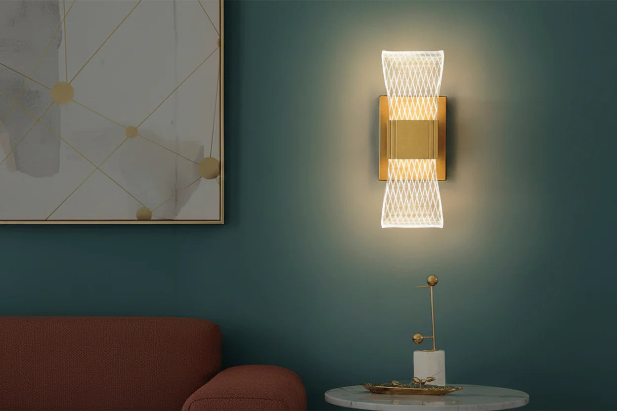 Luminária de Parede LED One Acrilic – Design Nórdico
