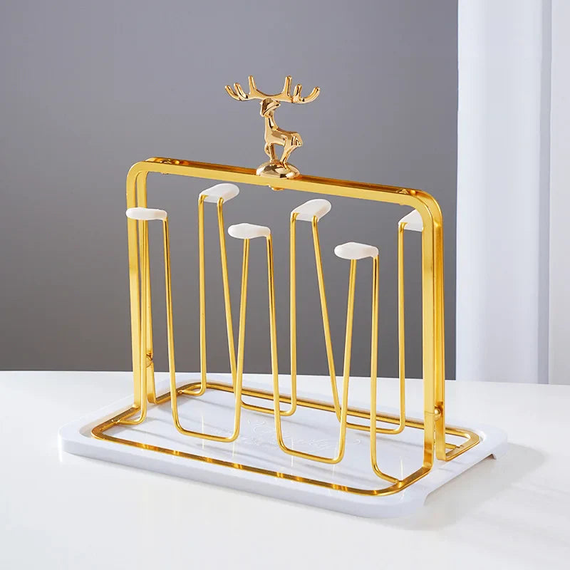 Rack Organizador de Copos Nórdico em Ferro