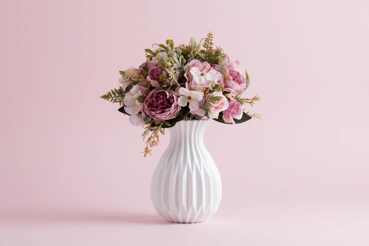 Vaso Decorativo Nórdico em Plástico Premium