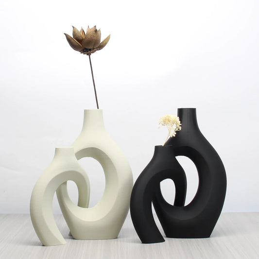Conjunto de Vasos Decorativos Boho Arte